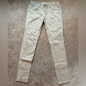 Khaki Skinny Jeans by Mossimo